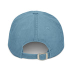 Denim hat, medium blue, back