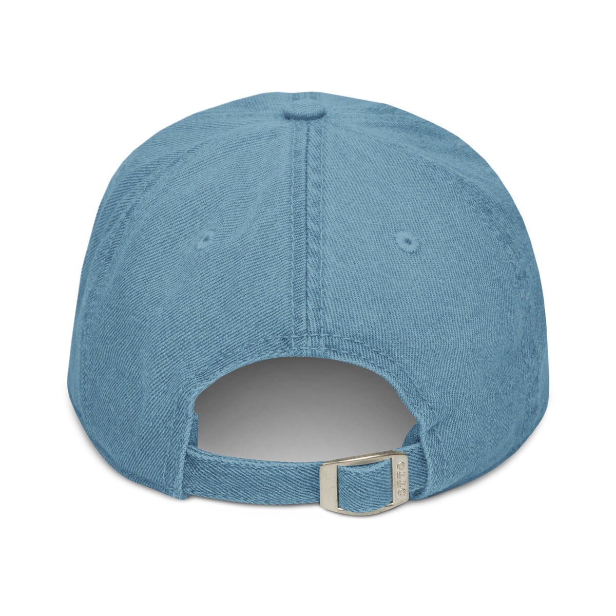 Denim hat, medium blue, back