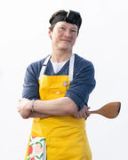 Kenji López-Alt poses with his Earlywood collaboration wok spatula