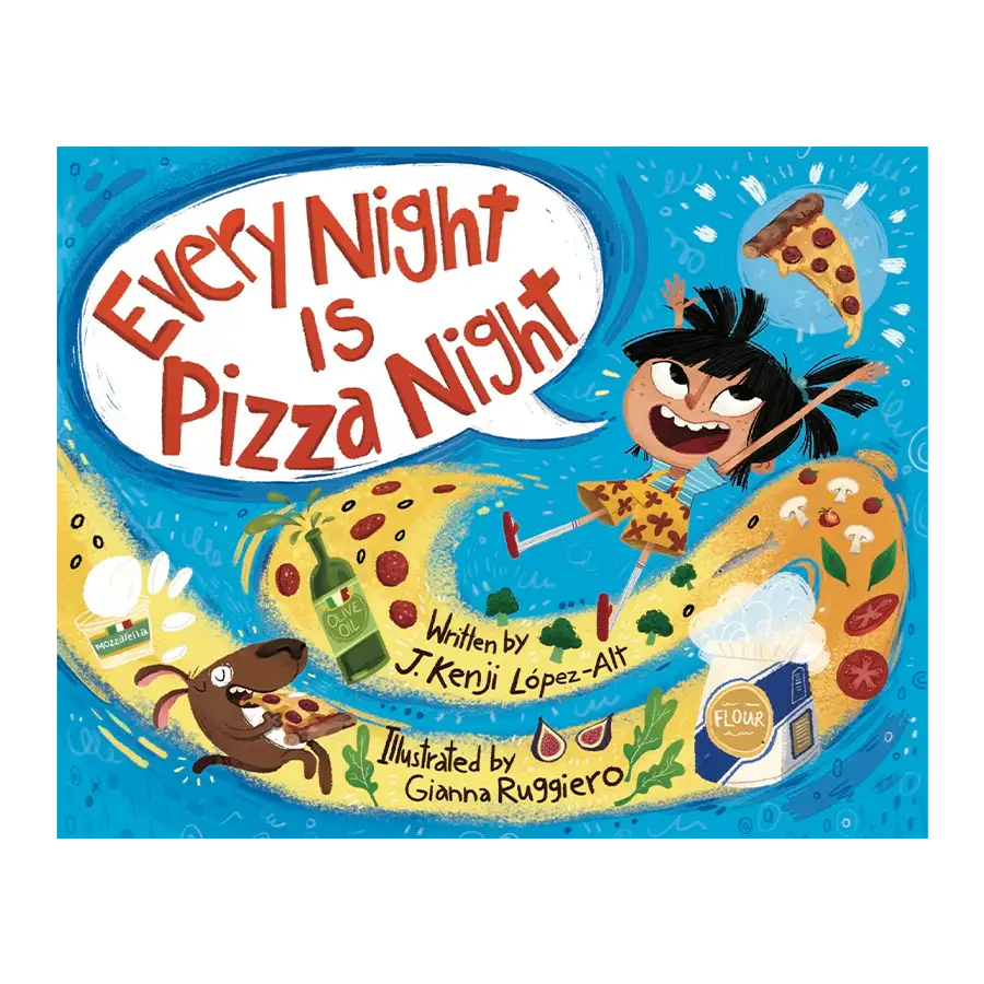 Cover of Kenji López-Alt's children's book Every Night is Pizza Night