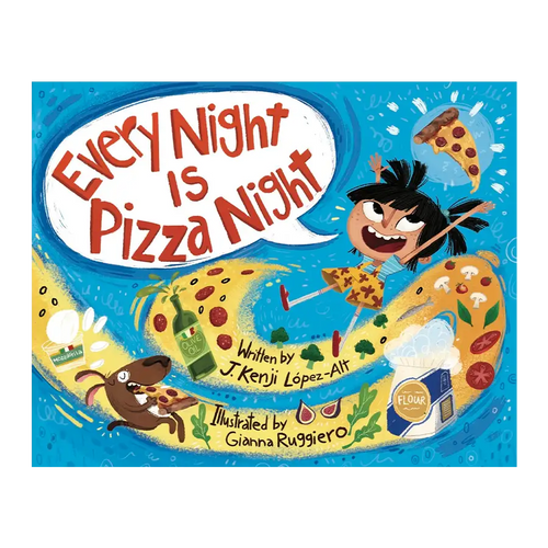 Cover of Kenji López-Alt's children's book Every Night is Pizza Night