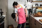 Kenji López-Alt wears his pink Hedley & Bennett collaboration apron
