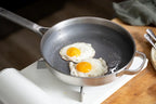 Kenji López-Alt uses his Our Place Titanium Pro Pans to cook fried eggs