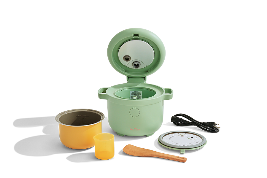 Kenji López-Alt X Our Place rice cooker in Kenji's pistachio color