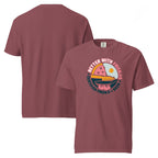 T-shirt, brick, front and back, "Better with Frienjis" print on the front, no print on the back