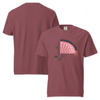 T-shirt, brick, front and back, "Onion Math" print on the front, no print on the back