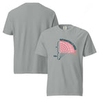 T-shirt, granite, front and back, "Onion Math" print on the front, no print on the back