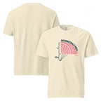 T-shirt, ivory, front and back, "Onion Math" print on the front, no print on the back