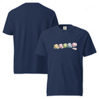 T-shirt, true navy, front and back, "MSG Chemical Compound" print on the front, no print on the back